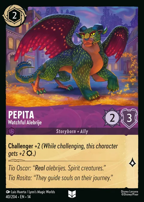 Pepita — Watchful Alebrije Disney Lorcana card