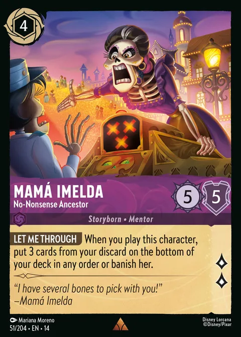 Mamá Imelda — No-Nonsense Ancestor Disney Lorcana card