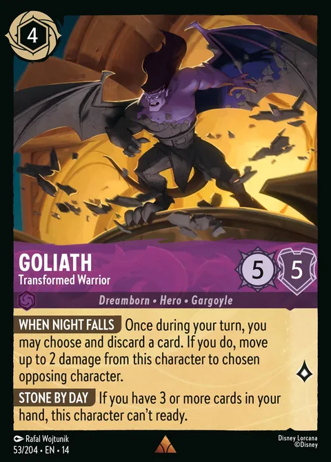 Goliath — Transformed Warrior Disney Lorcana card