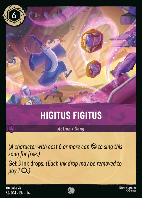 Higitus Figitus Disney Lorcana card