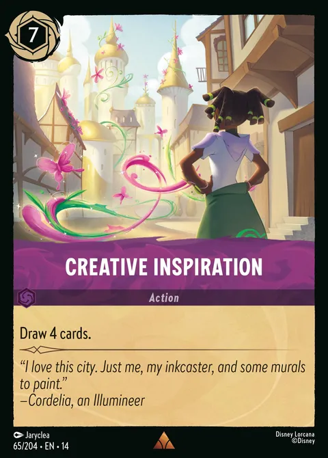 Creative Inspiration Disney Lorcana card