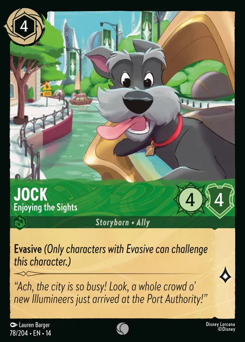 Jock — Enjoying the Sights Disney Lorcana card
