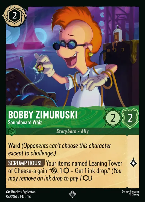 Bobby Zimuruski — Soundboard Whiz Disney Lorcana card