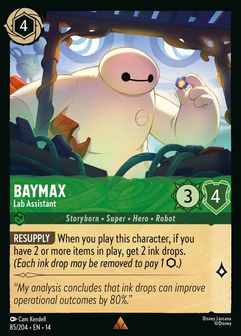 Baymax — Lab Assistant Disney Lorcana card