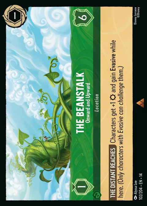 The Beanstalk — Onward and Upward Disney Lorcana card