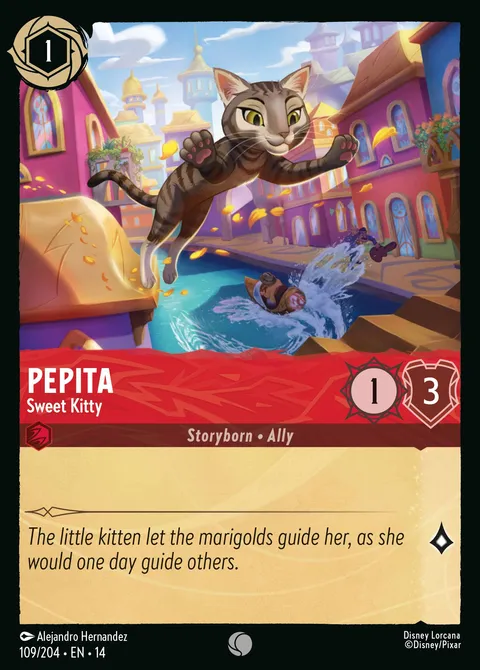 Pepita — Sweet Kitty Disney Lorcana card