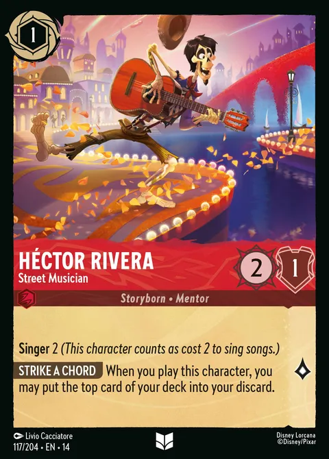 Héctor Rivera — Street Musician Disney Lorcana card