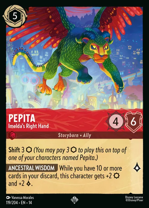 Pepita — Imelda's Right Hand Disney Lorcana card