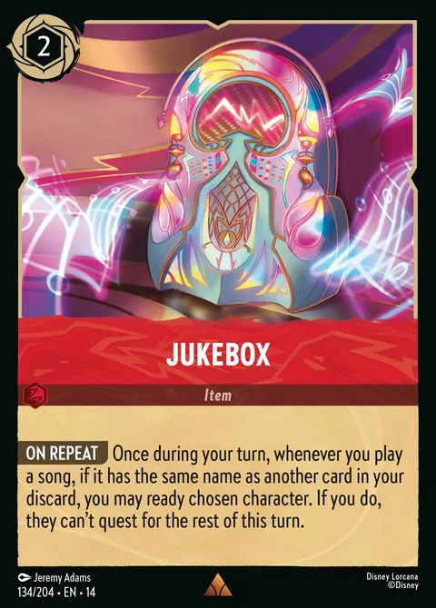 Jukebox Disney Lorcana card