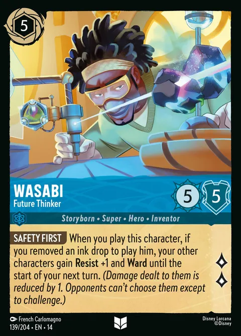 Wasabi — Future Thinker Disney Lorcana card