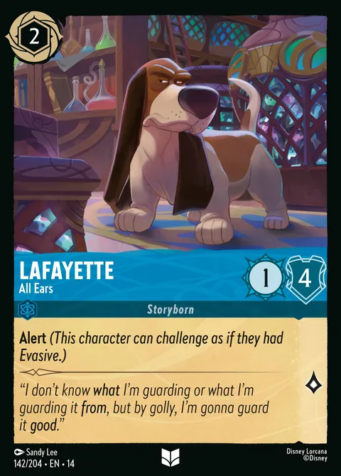 Lafayette — All Ears Disney Lorcana card