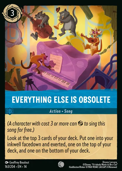 Everything Else Is Obsolete Disney Lorcana card