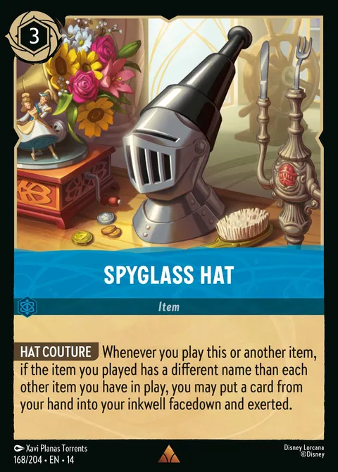 Spyglass Hat Disney Lorcana card