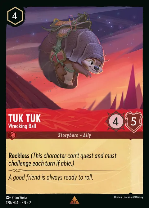 Tuk Tuk — Wrecking Ball Disney Lorcana card