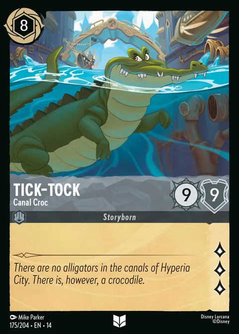 Tick-Tock — Canal Croc Disney Lorcana card