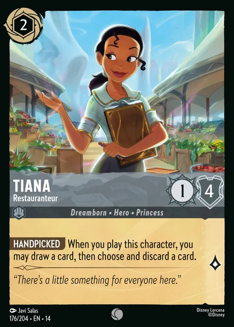 Tiana — Restauranteur Disney Lorcana card