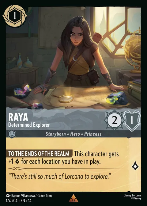 Raya — Determined Explorer Disney Lorcana card