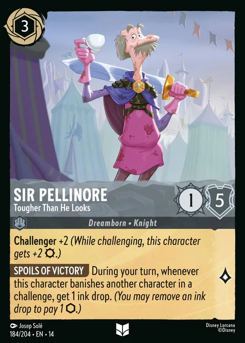 Sir Pellinore — Tougher Than He Looks Disney Lorcana card