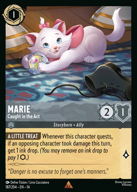 Marie — Caught in the Act Disney Lorcana card
