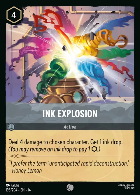 Ink Explosion Disney Lorcana card
