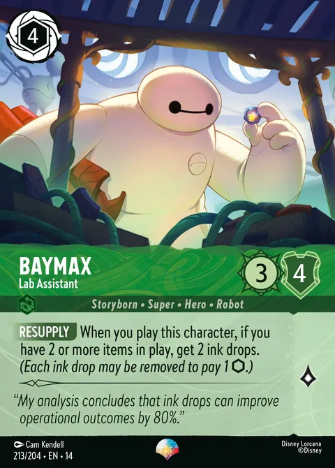 Baymax — Lab Assistant Disney Lorcana card