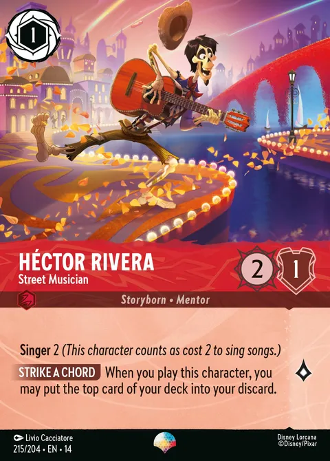 Héctor Rivera — Street Musician Disney Lorcana card