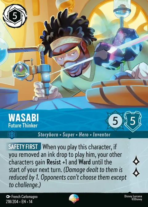 Wasabi — Future Thinker Disney Lorcana card