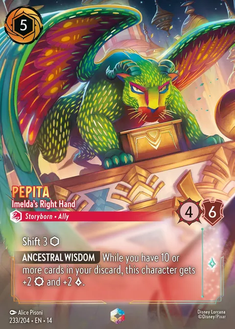 Pepita — Imelda's Right Hand Disney Lorcana card