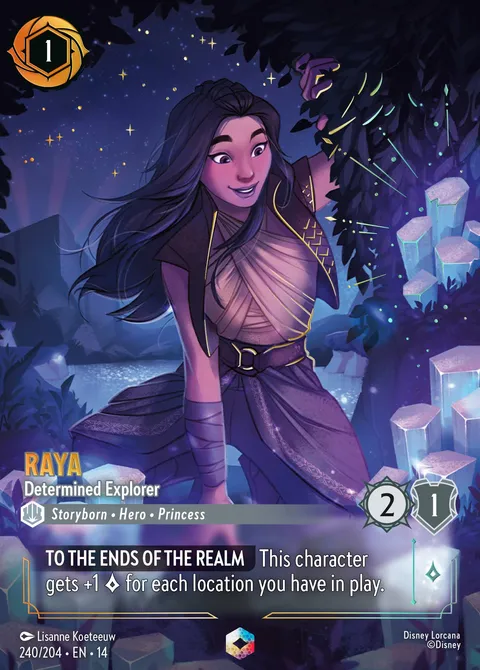 Raya — Determined Explorer Disney Lorcana card