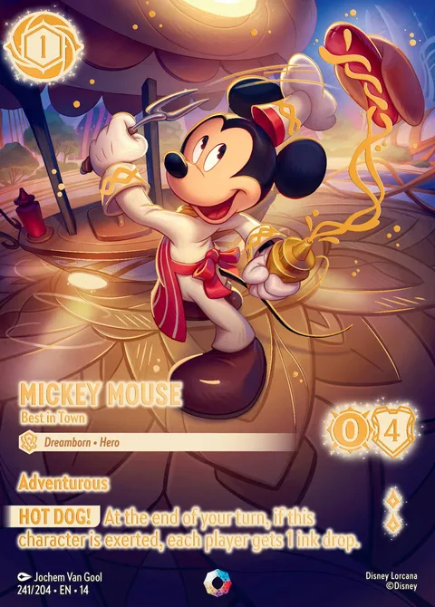 Mickey Mouse — Best in Town Disney Lorcana card