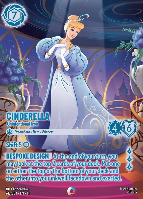 Cinderella — Unintentional Icon Disney Lorcana card