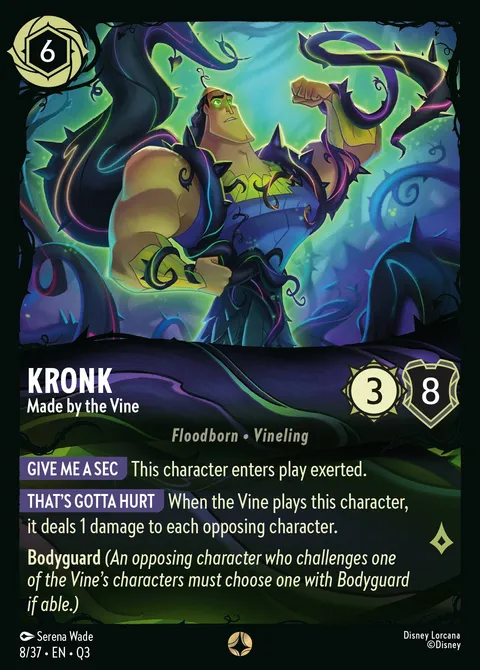 Kronk — Made by the Vine Disney Lorcana card