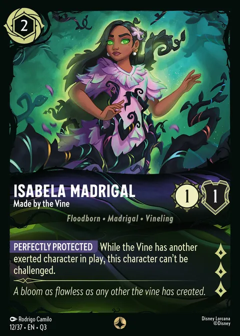 Isabela Madrigal — Made by the Vine Disney Lorcana card