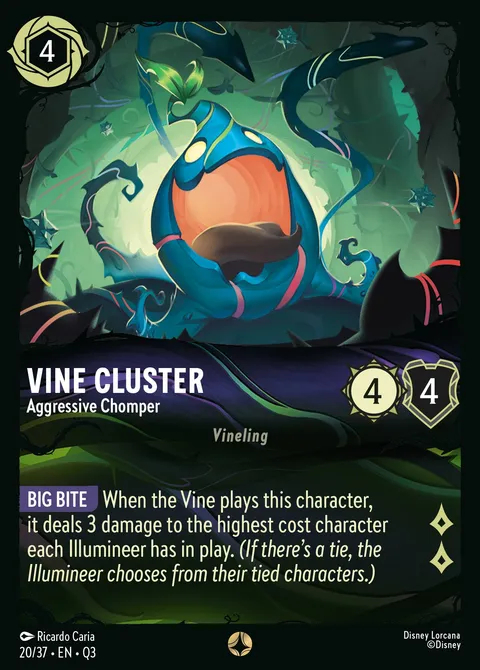 Vine Cluster — Aggressive Chomper Disney Lorcana card