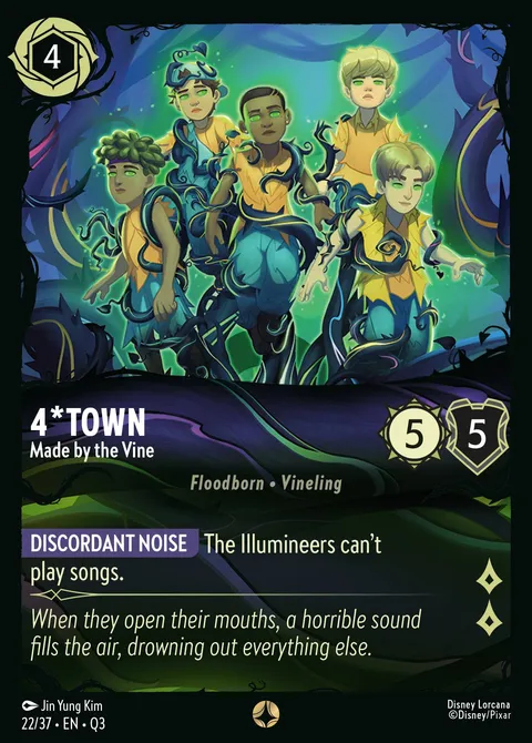 4*Town — Made by the Vine Disney Lorcana card