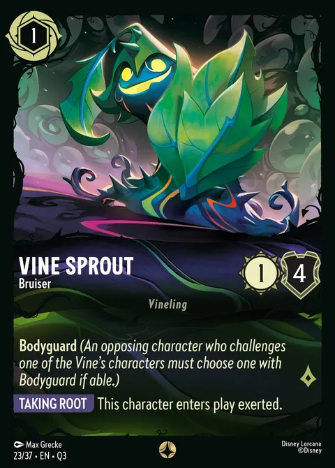 Vine Sprout — Bruiser Disney Lorcana card