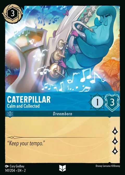 Caterpillar — Calm and Collected Disney Lorcana card