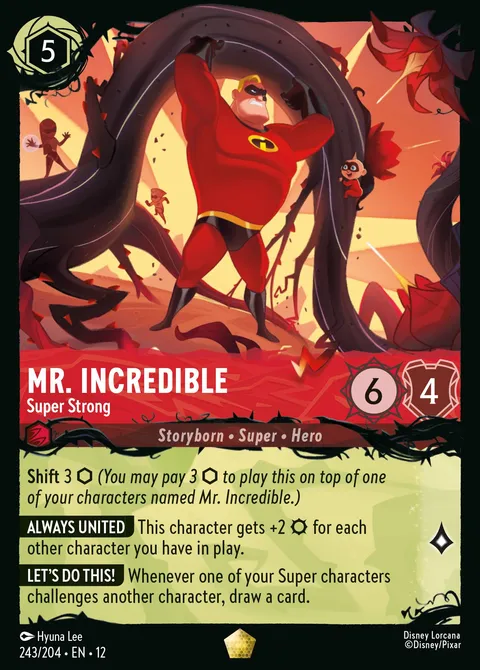 Mr. Incredible — Super Strong Disney Lorcana card