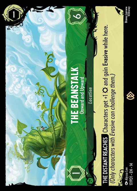 The Beanstalk — Onward and Upward Disney Lorcana card