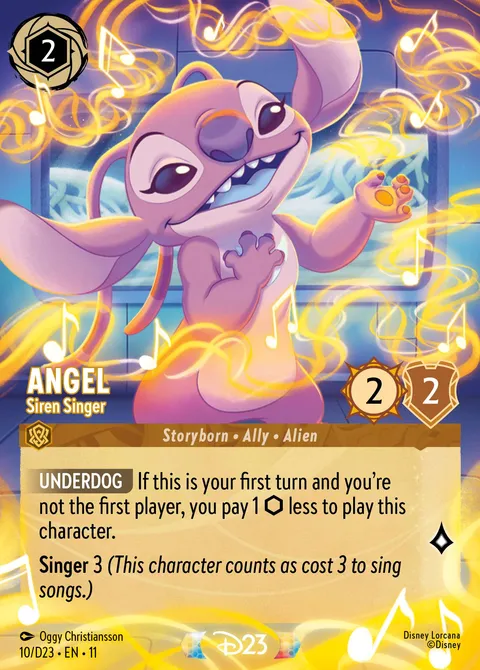 Angel — Siren Singer Disney Lorcana card