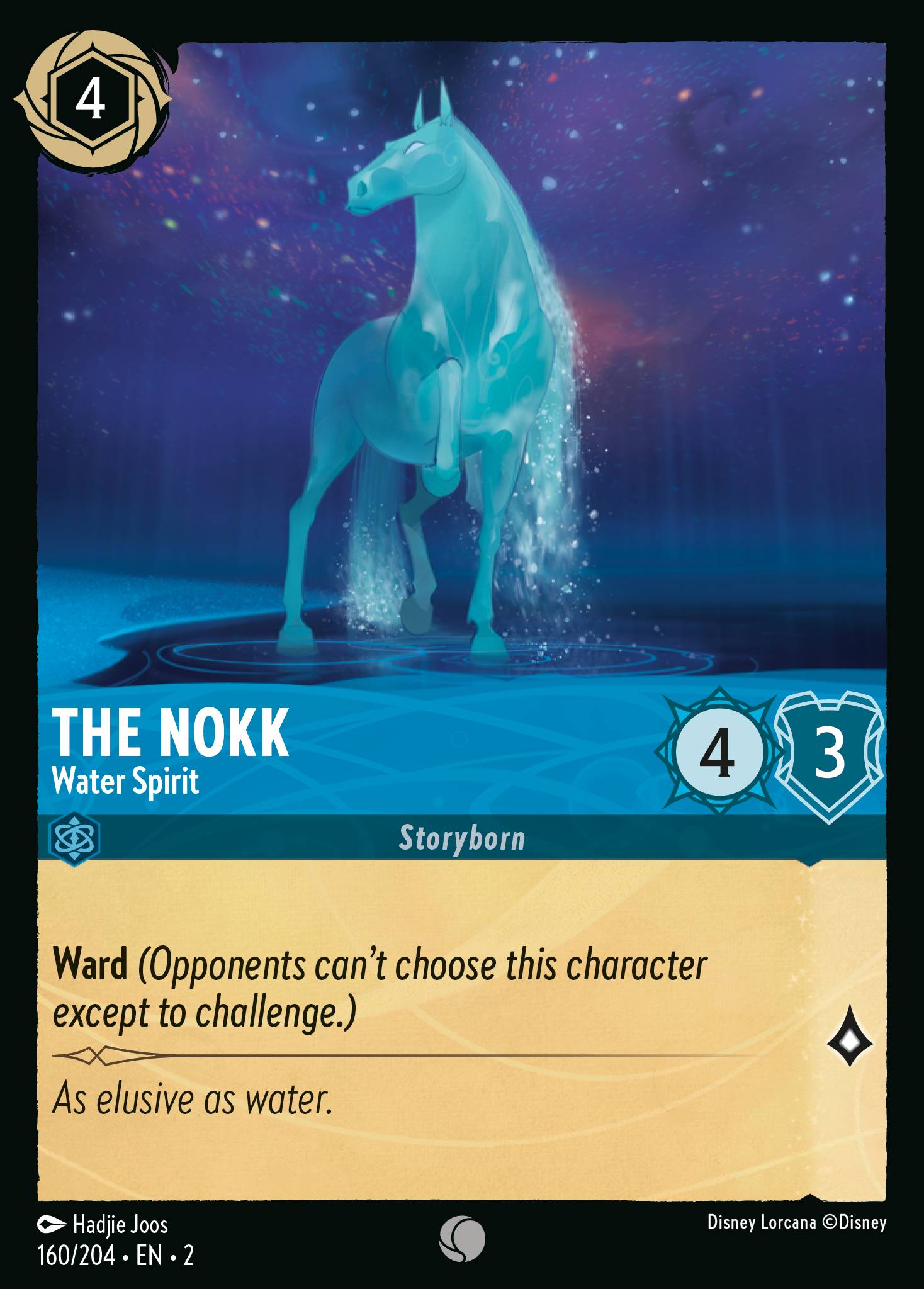 The Nokk — Water Spirit Disney Lorcana card