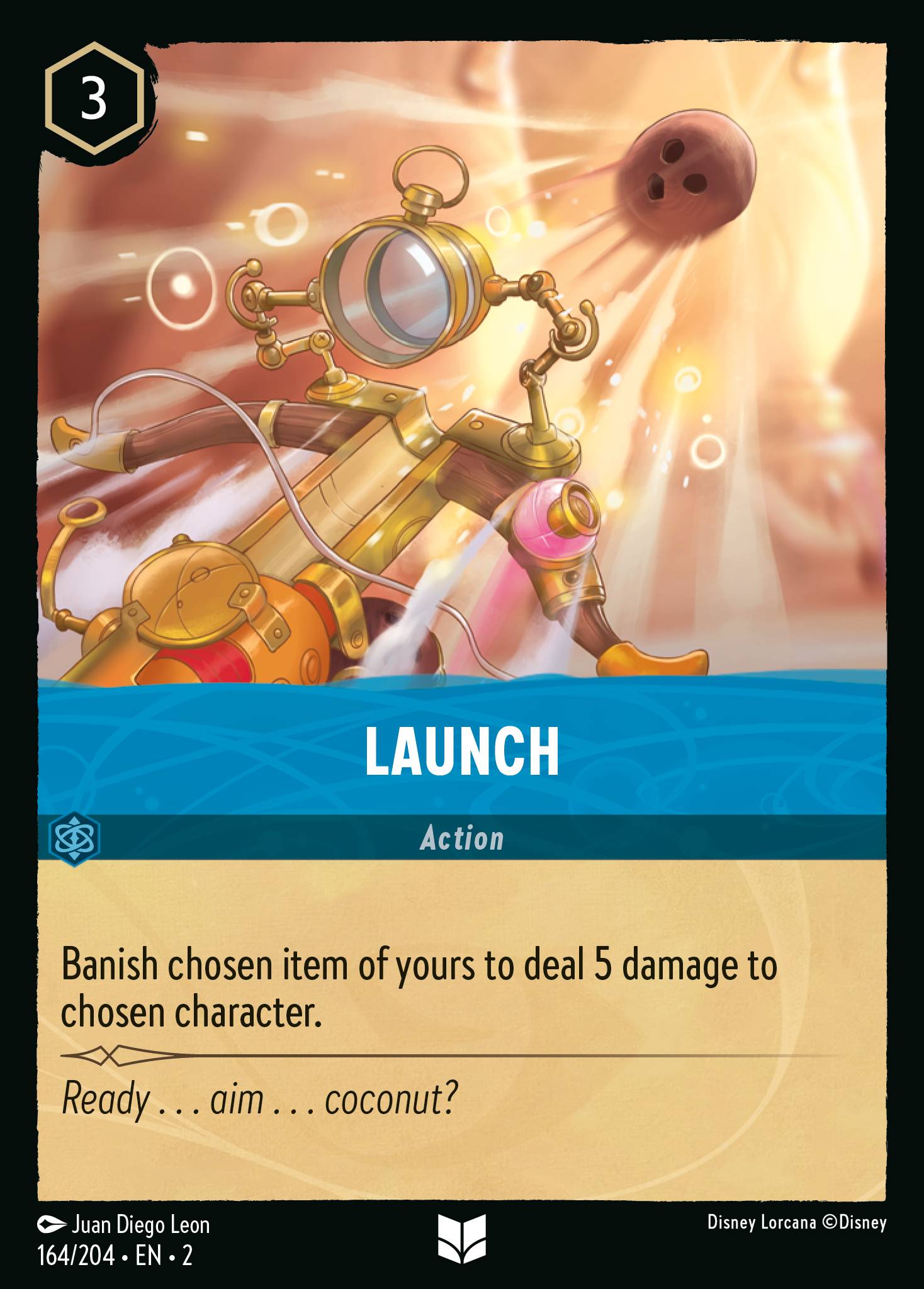 Launch Disney Lorcana card