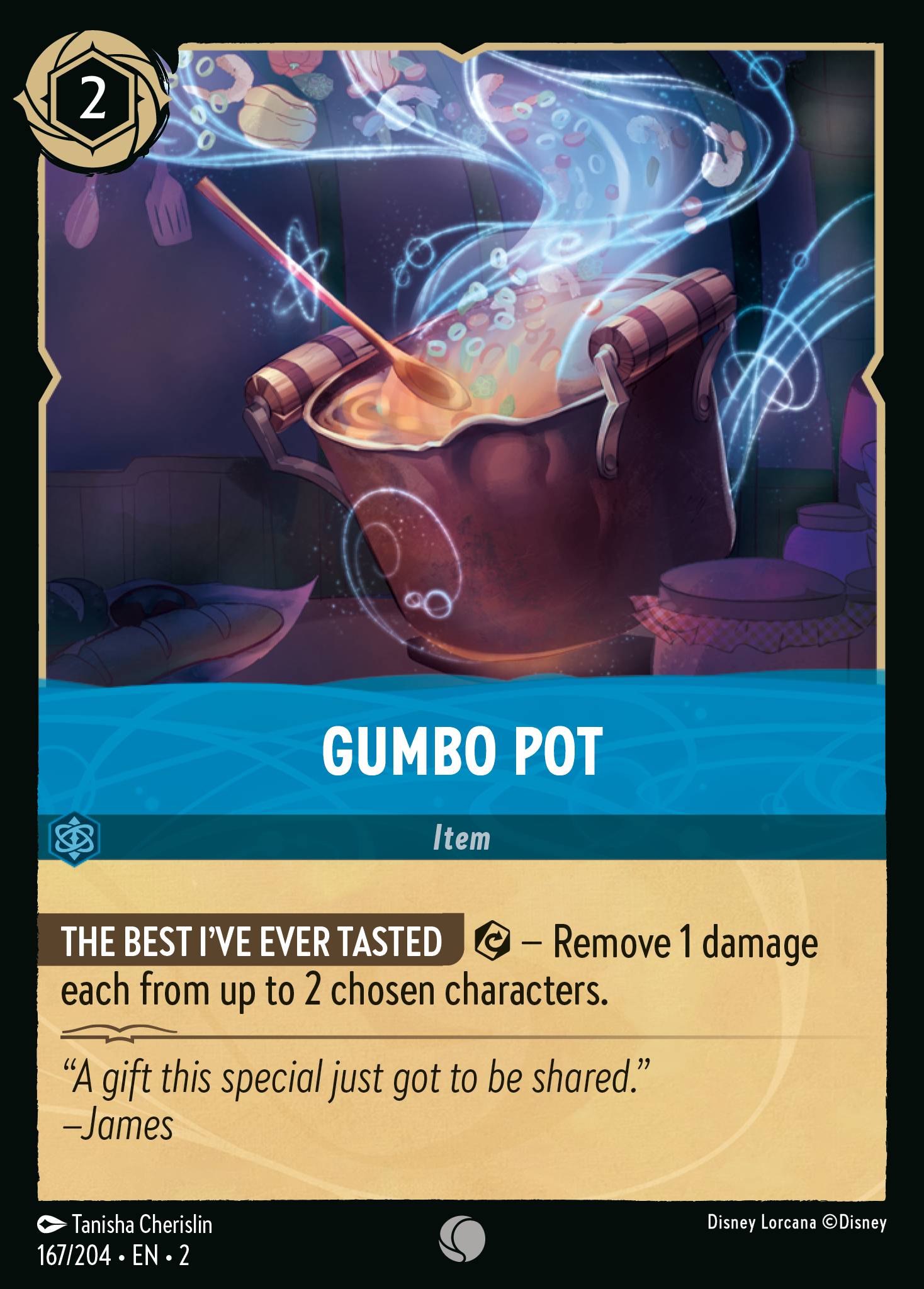 Gumbo Pot Disney Lorcana card