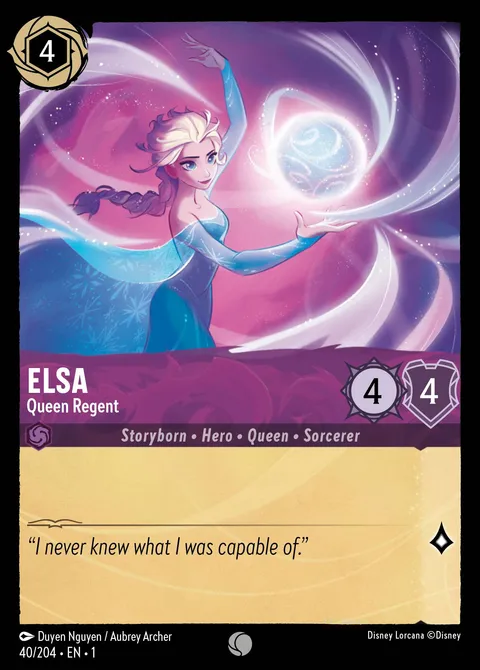 Elsa — Queen Regent Disney Lorcana card