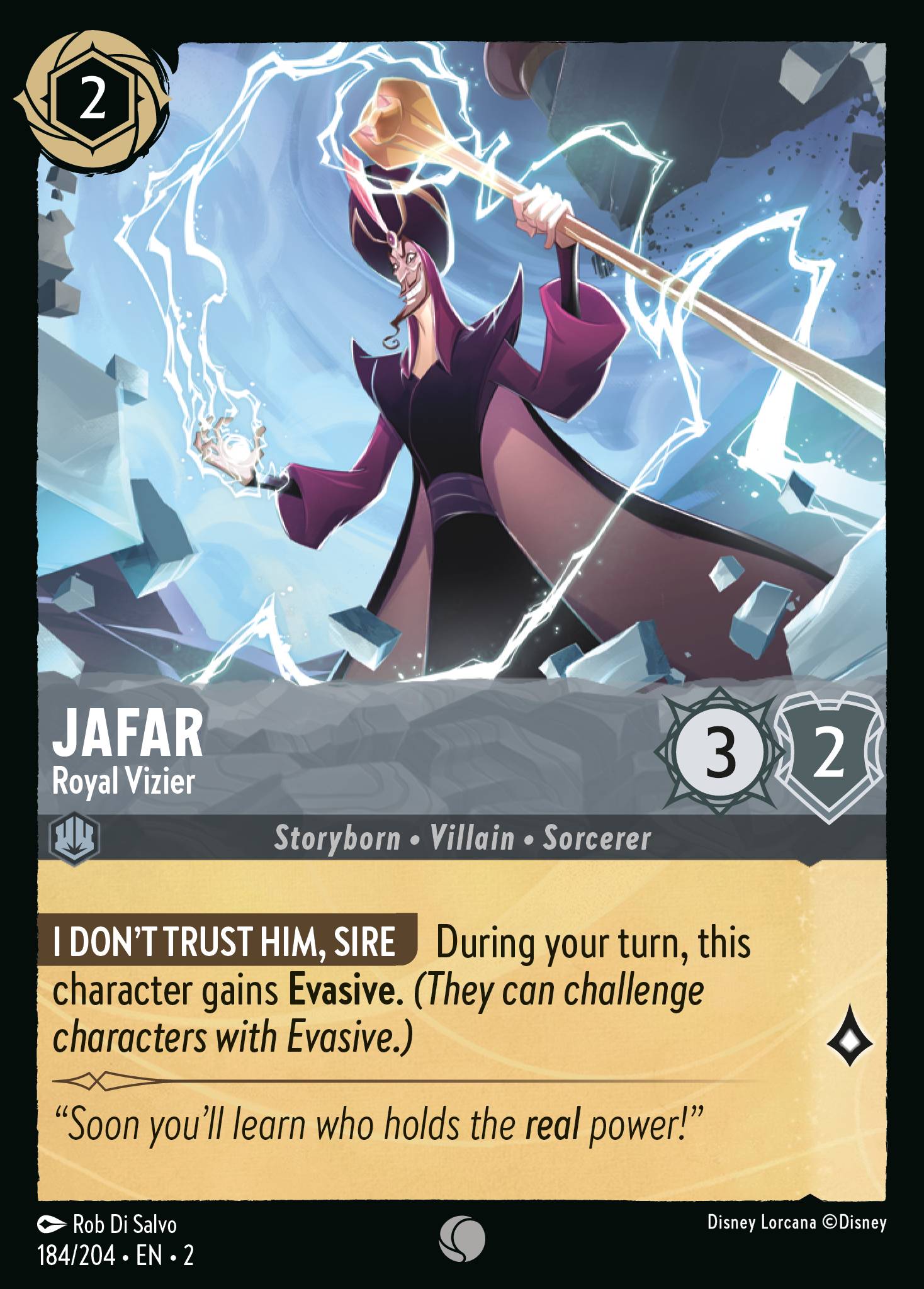 Jafar — Royal Vizier Disney Lorcana card