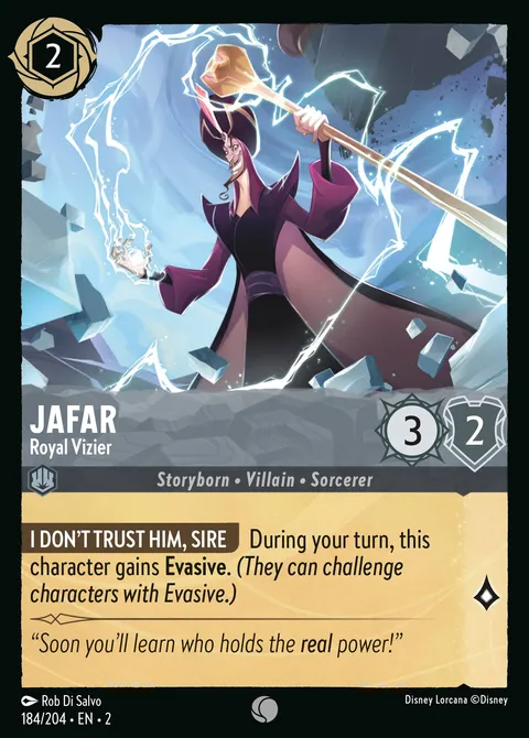 Jafar — Royal Vizier Disney Lorcana card