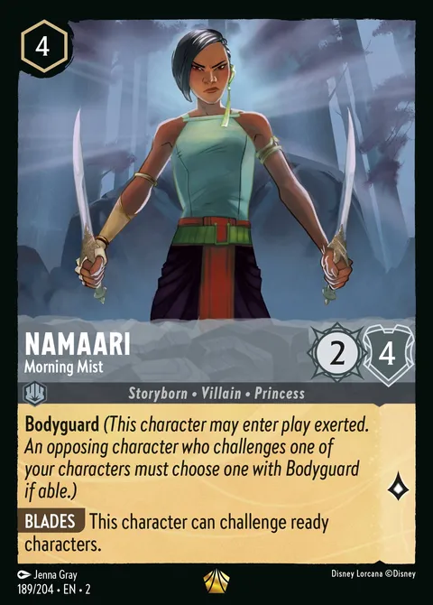Namaari — Morning Mist Disney Lorcana card
