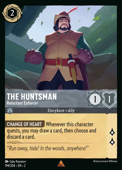 The Huntsman — Reluctant Enforcer Disney Lorcana card