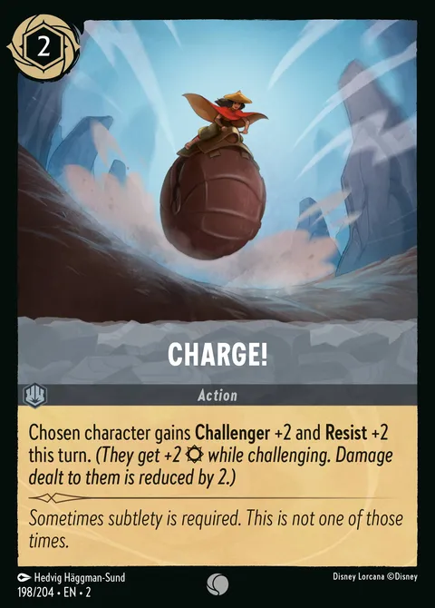 Charge! Disney Lorcana card