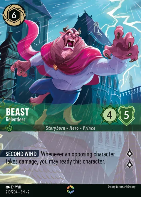 Beast — Relentless Disney Lorcana card
